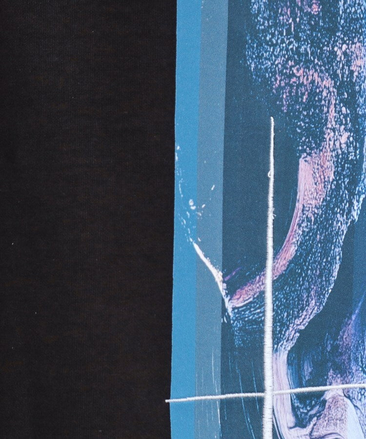 ティーケー タケオ キクチ tk.TAKEO KIKUCHI 長袖 サイドスタックプリントカットソー (ブラウン(044)) ブラウン(044)