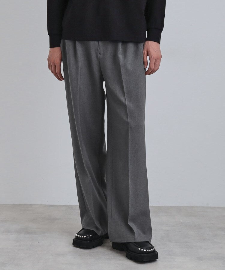 ティーケー タケオ キクチ tk.TAKEO KIKUCHI ワイドストレートパンツ (チャコールグレー(013)) チャコールグレー(013)