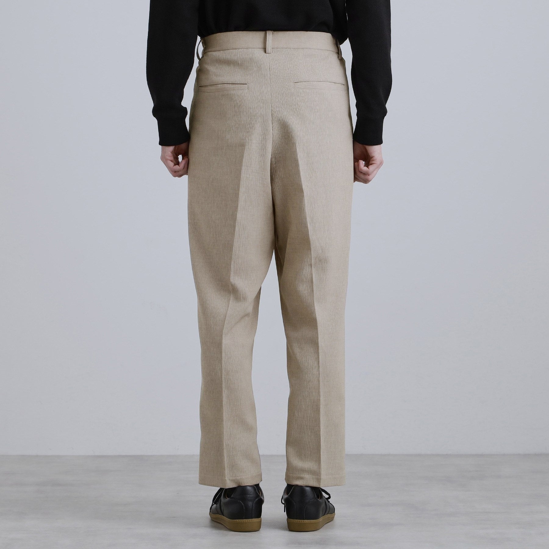 ティーケー タケオ キクチ tk.TAKEO KIKUCHI 【セットアップ対応】テッククレープルーズテーパードパンツ (ブラウン(044)) ブラウン(044)