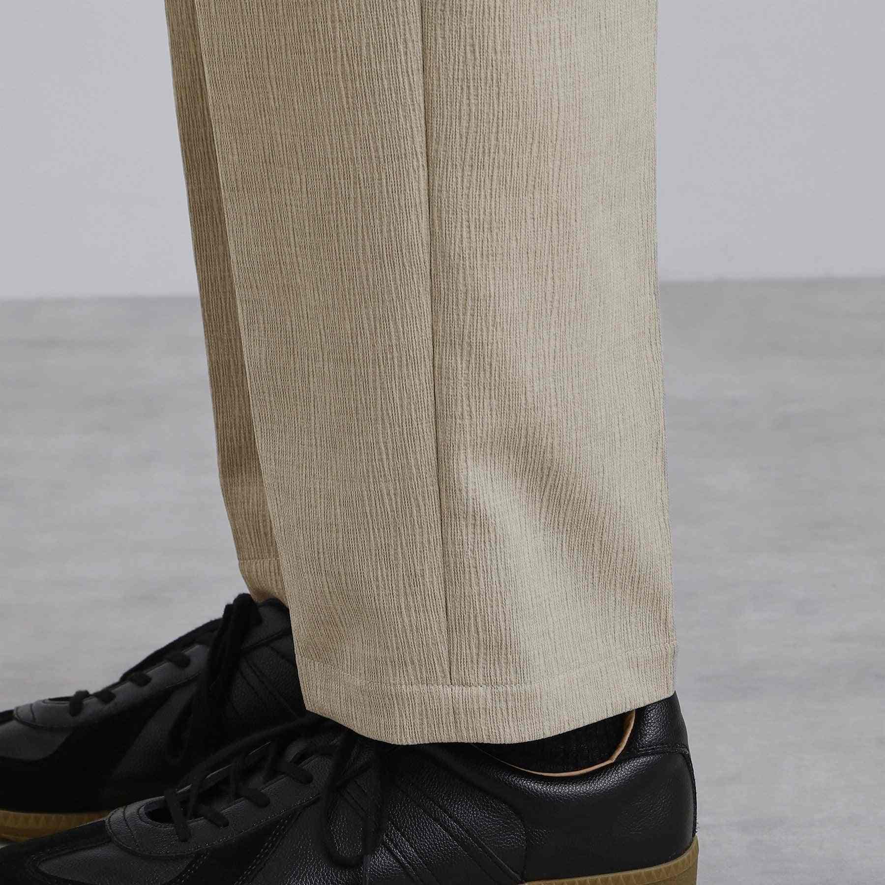 ティーケー タケオ キクチ tk.TAKEO KIKUCHI 【セットアップ対応】テッククレープルーズテーパードパンツ (ブラウン(044)) ブラウン(044)