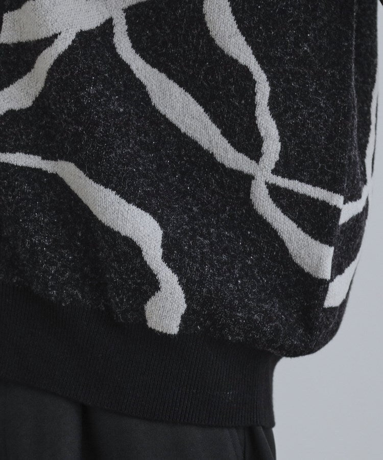 ティーケー タケオ キクチ tk.TAKEO KIKUCHI ラインアートニットカーディガン (ブラック(019)) ブラック(019)