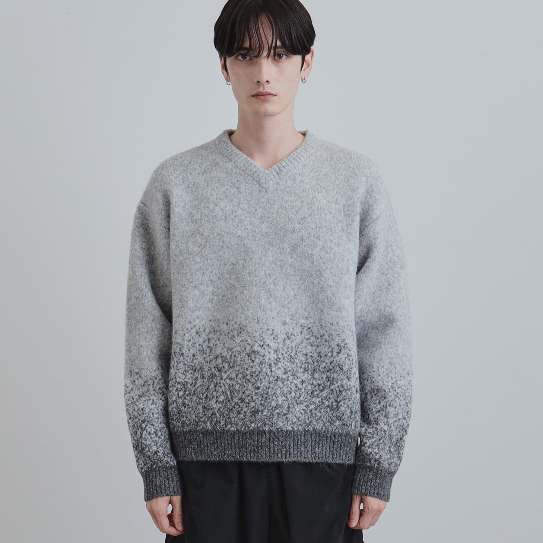 ティーケー タケオ キクチ tk.TAKEO KIKUCHI ミスティーシャギーVネックニット (ピンク(071)) ピンク(071)