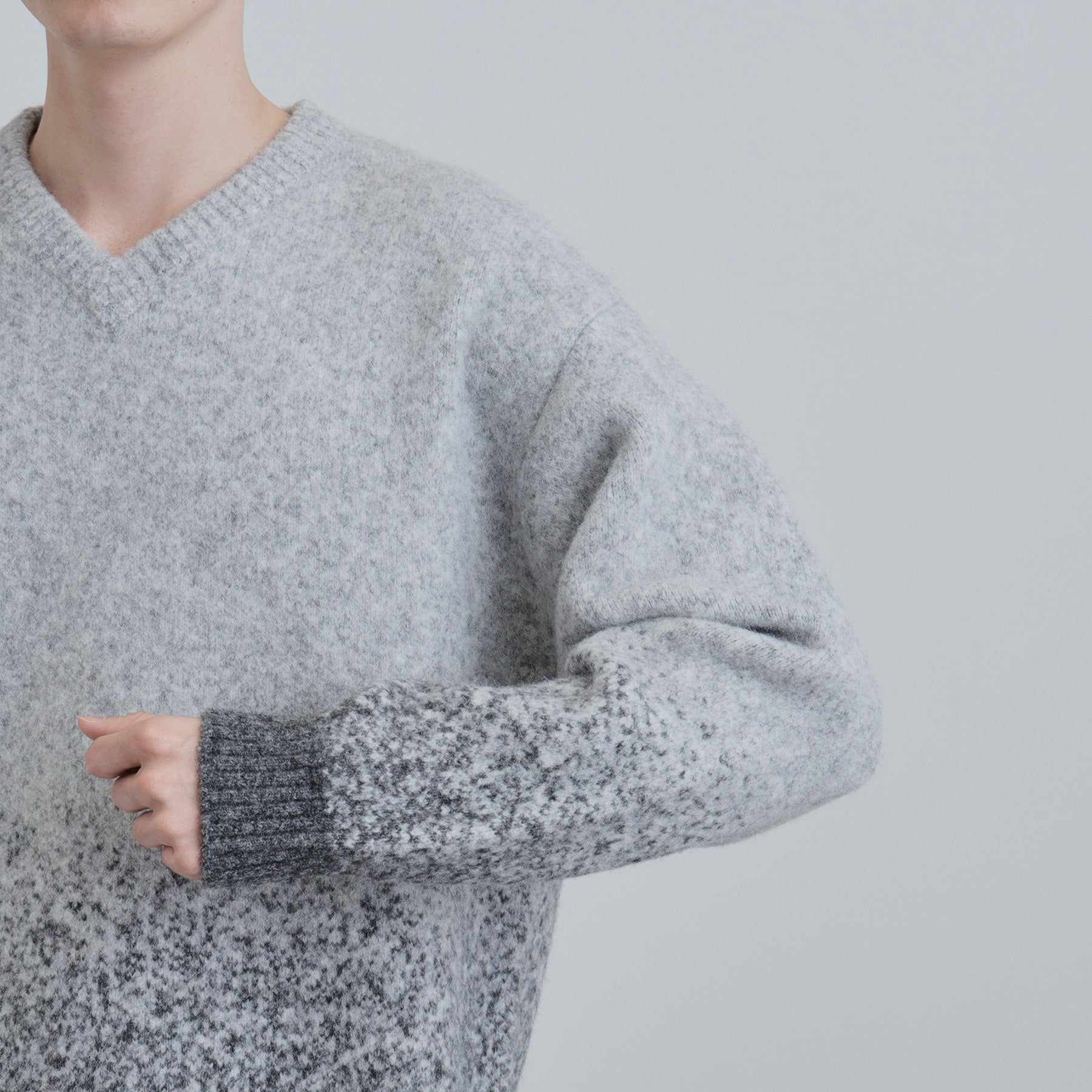 ティーケー タケオ キクチ tk.TAKEO KIKUCHI ミスティーシャギーVネックニット (ピンク(071)) ピンク(071)