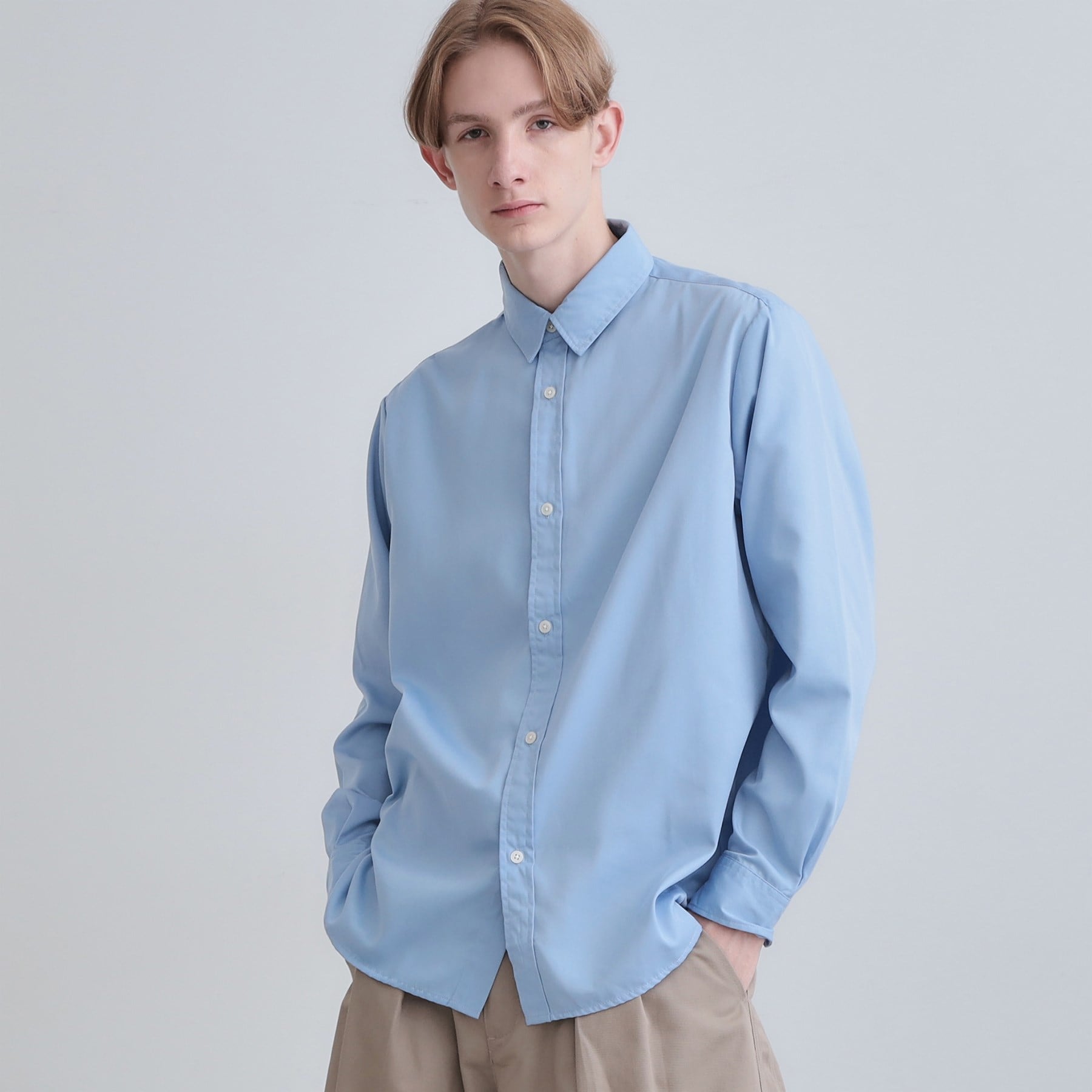 ティーケー タケオ キクチ tk.TAKEO KIKUCHI スマートシャツ (ブルー(091)) ブルー(091)