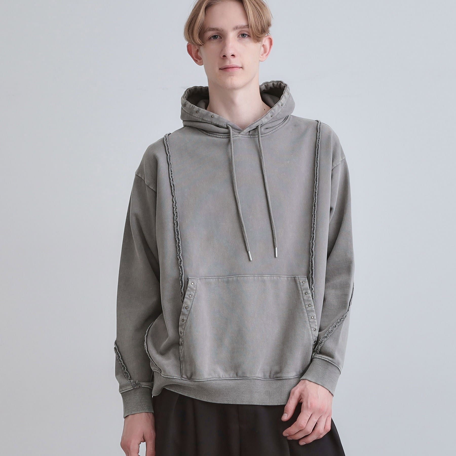 ティーケー タケオ キクチ tk.TAKEO KIKUCHI ヘヴィウェイトヴィンテージプルパーカ (ブラック(019)) ブラック(019)