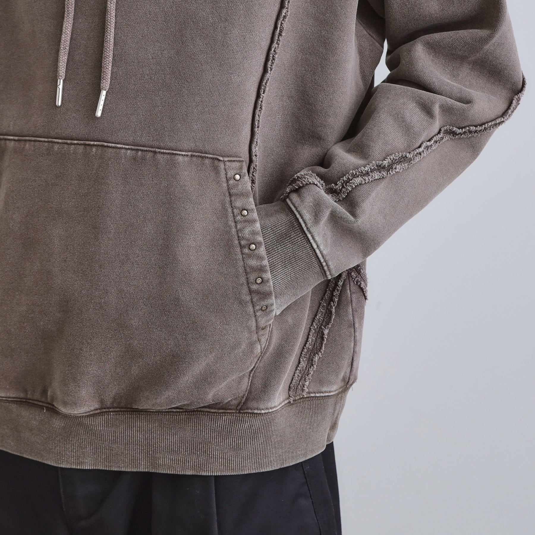 ティーケー タケオ キクチ tk.TAKEO KIKUCHI ヘヴィウェイトヴィンテージプルパーカ (ブラック(019)) ブラック(019)