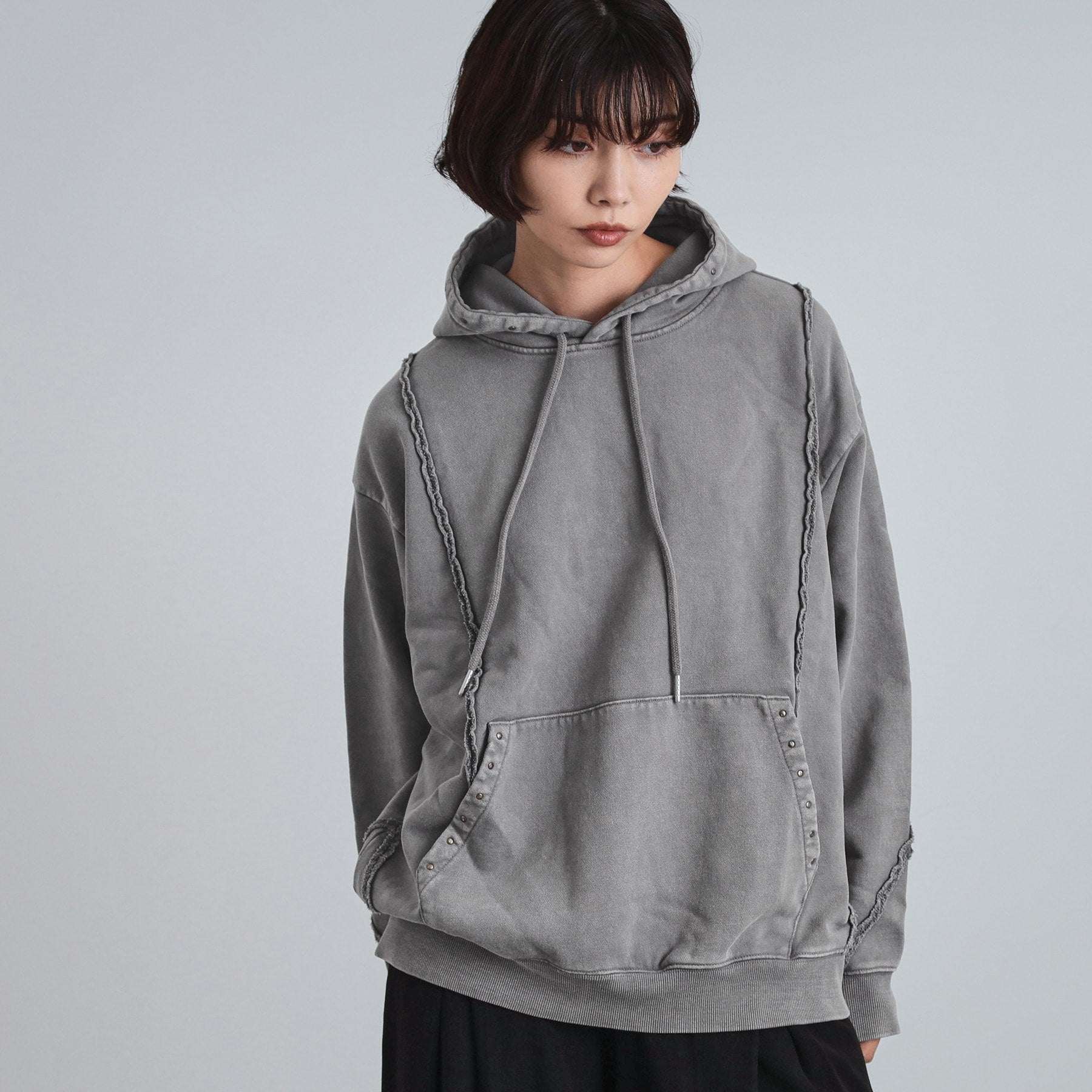 ティーケー タケオ キクチ tk.TAKEO KIKUCHI ヘヴィウェイトヴィンテージプルパーカ (ブラック(019)) ブラック(019)