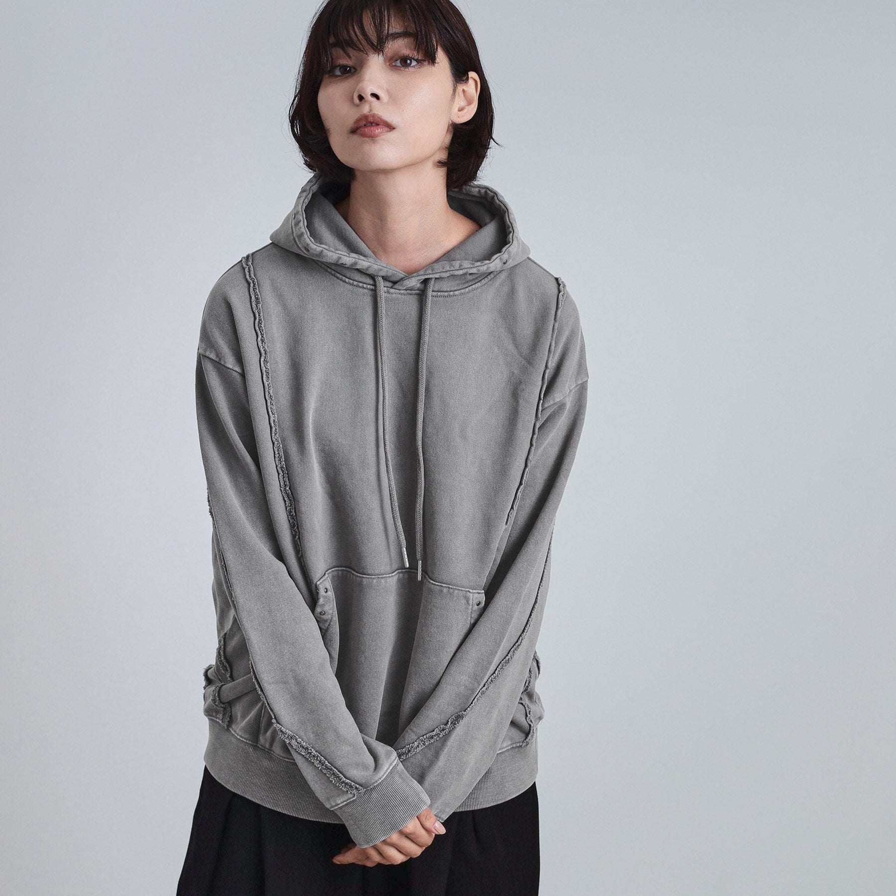 ティーケー タケオ キクチ tk.TAKEO KIKUCHI ヘヴィウェイトヴィンテージプルパーカ (ブラック(019)) ブラック(019)