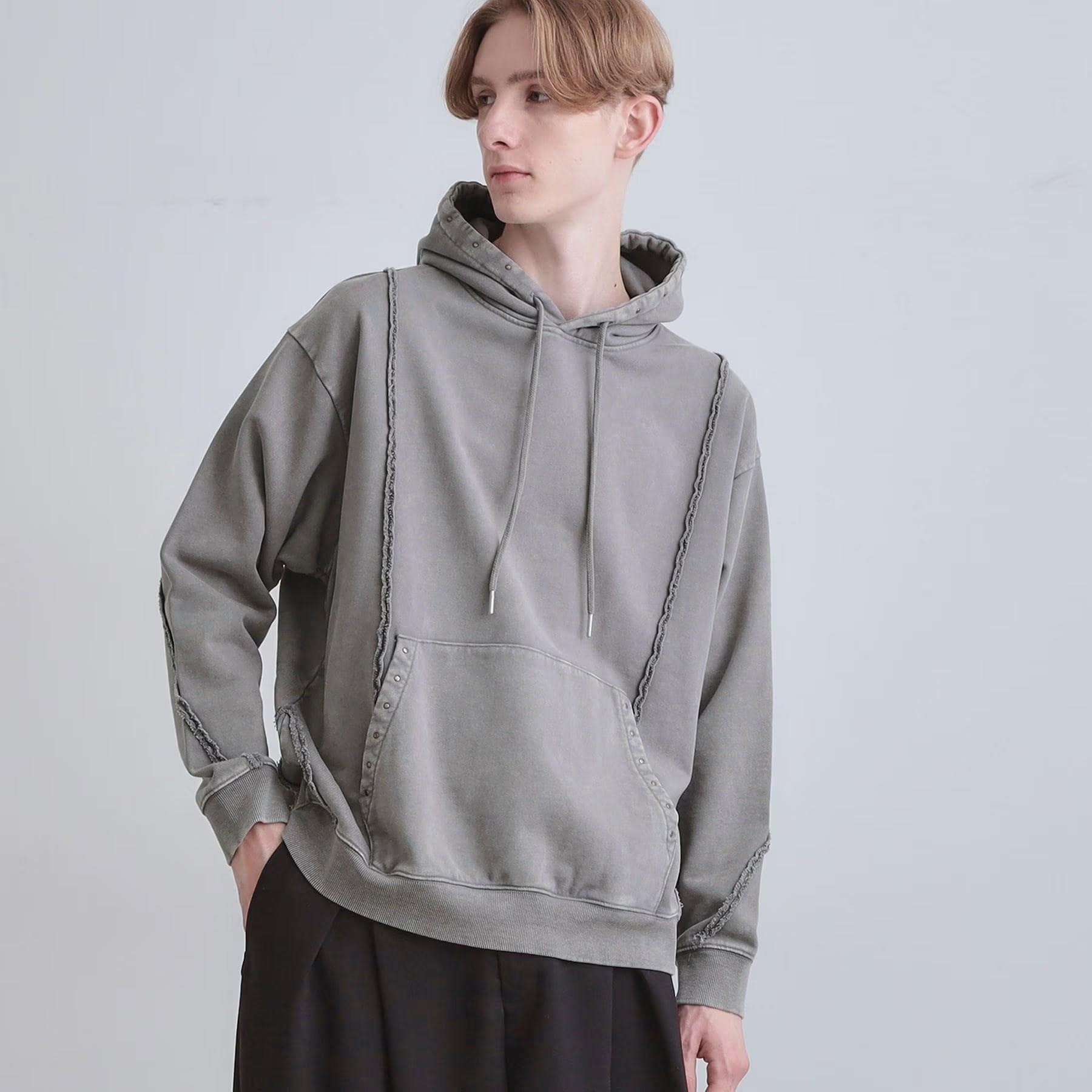 ティーケー タケオ キクチ tk.TAKEO KIKUCHI ヘヴィウェイトヴィンテージプルパーカ (グレー(012)) グレー(012)