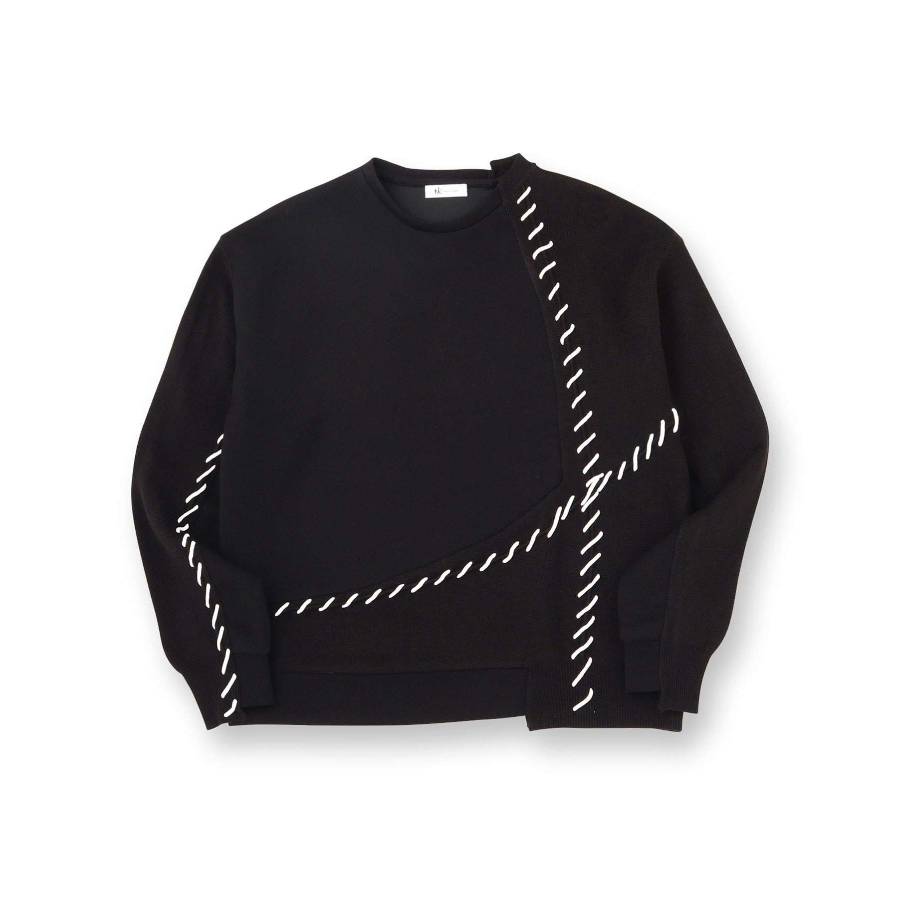 ティーケー タケオ キクチ tk.TAKEO KIKUCHI コードステッチダンボールカットソー (ブラック(019)) ブラック(019)