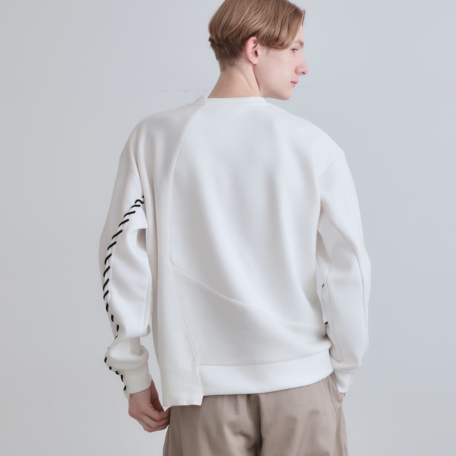 ティーケー タケオ キクチ tk.TAKEO KIKUCHI コードステッチダンボールカットソー (ブラック(019)) ブラック(019)