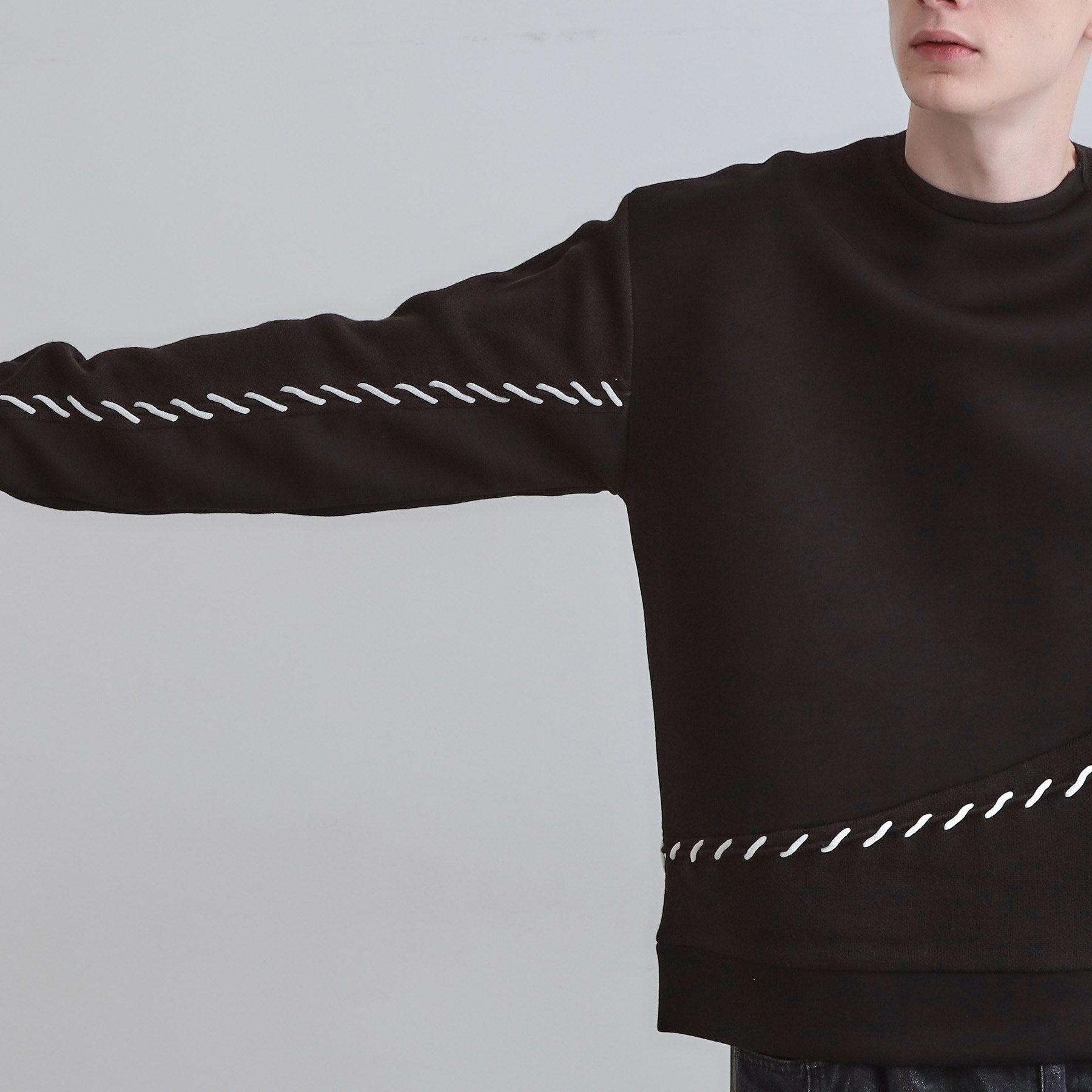 ティーケー タケオ キクチ tk.TAKEO KIKUCHI コードステッチダンボールカットソー (ブラック(019)) ブラック(019)