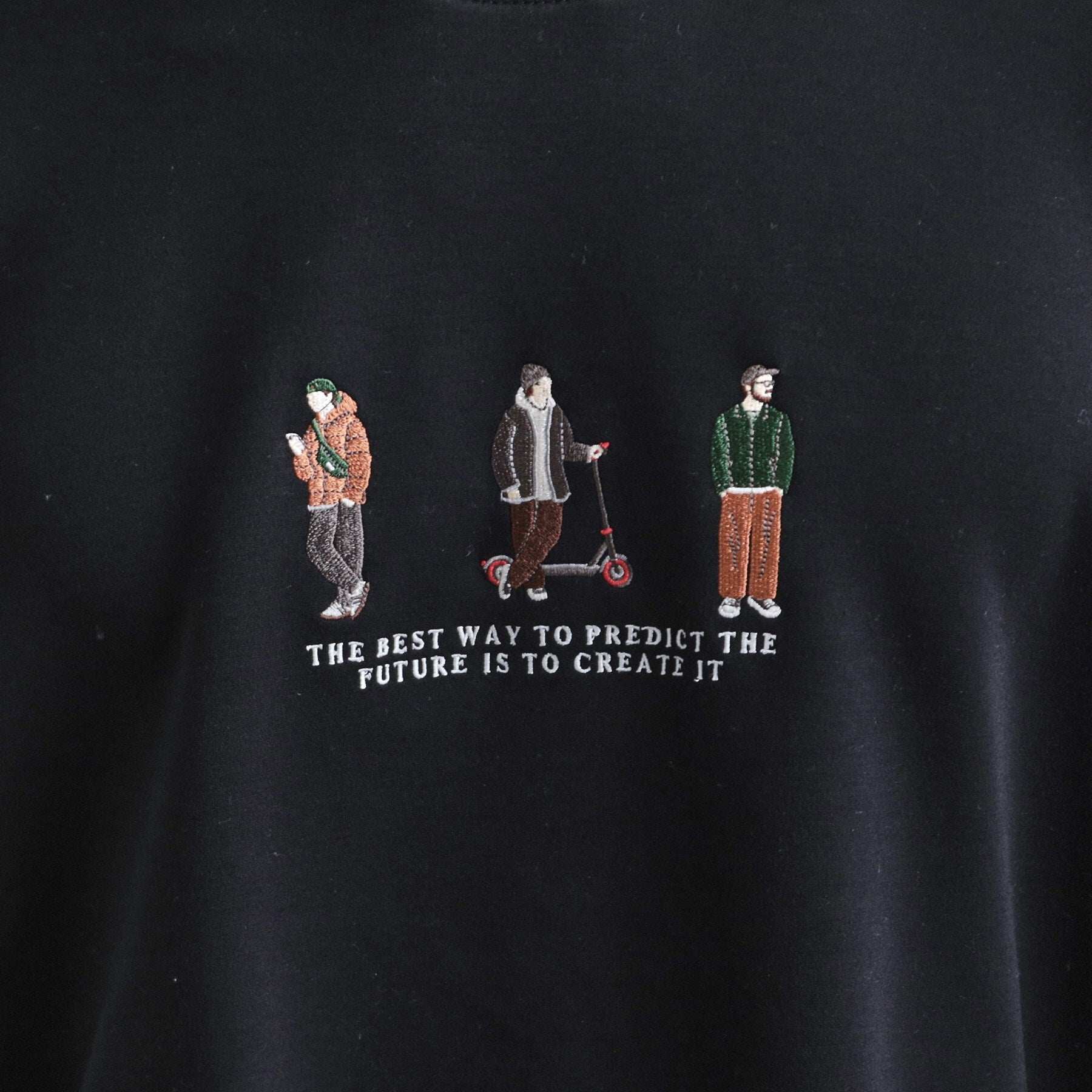 ティーケー タケオ キクチ tk.TAKEO KIKUCHI ピープル刺繍スウェット (ホワイト(001)) ホワイト(001)