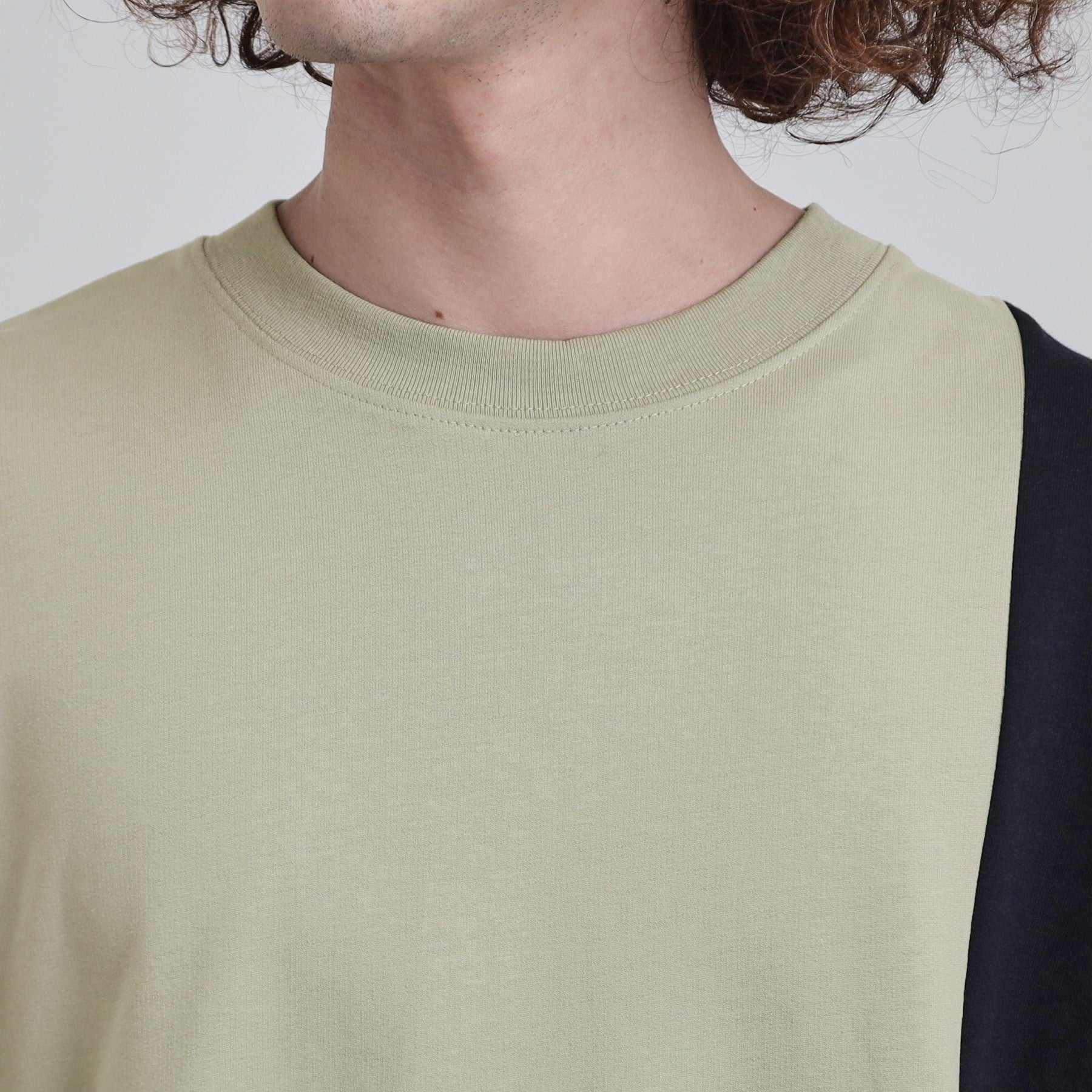 ティーケー タケオ キクチ tk.TAKEO KIKUCHI 切り替えスウェット (オフホワイト(503)) オフホワイト(503)