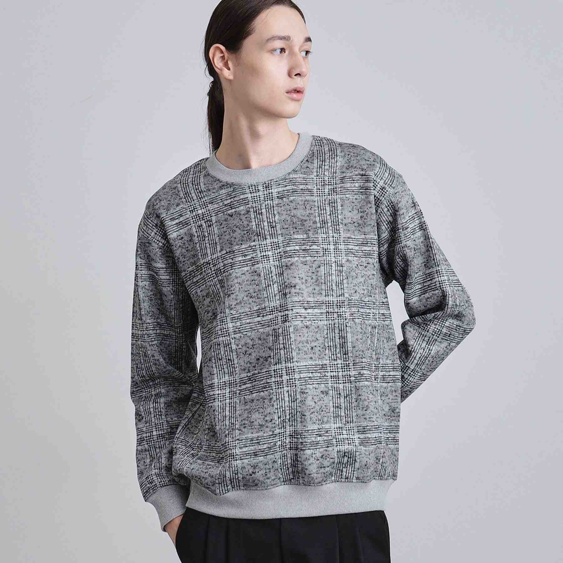 ティーケー タケオ キクチ tk.TAKEO KIKUCHI ニットフリースプルオーバー (チャコールグレー(014)) チャコールグレー(014)