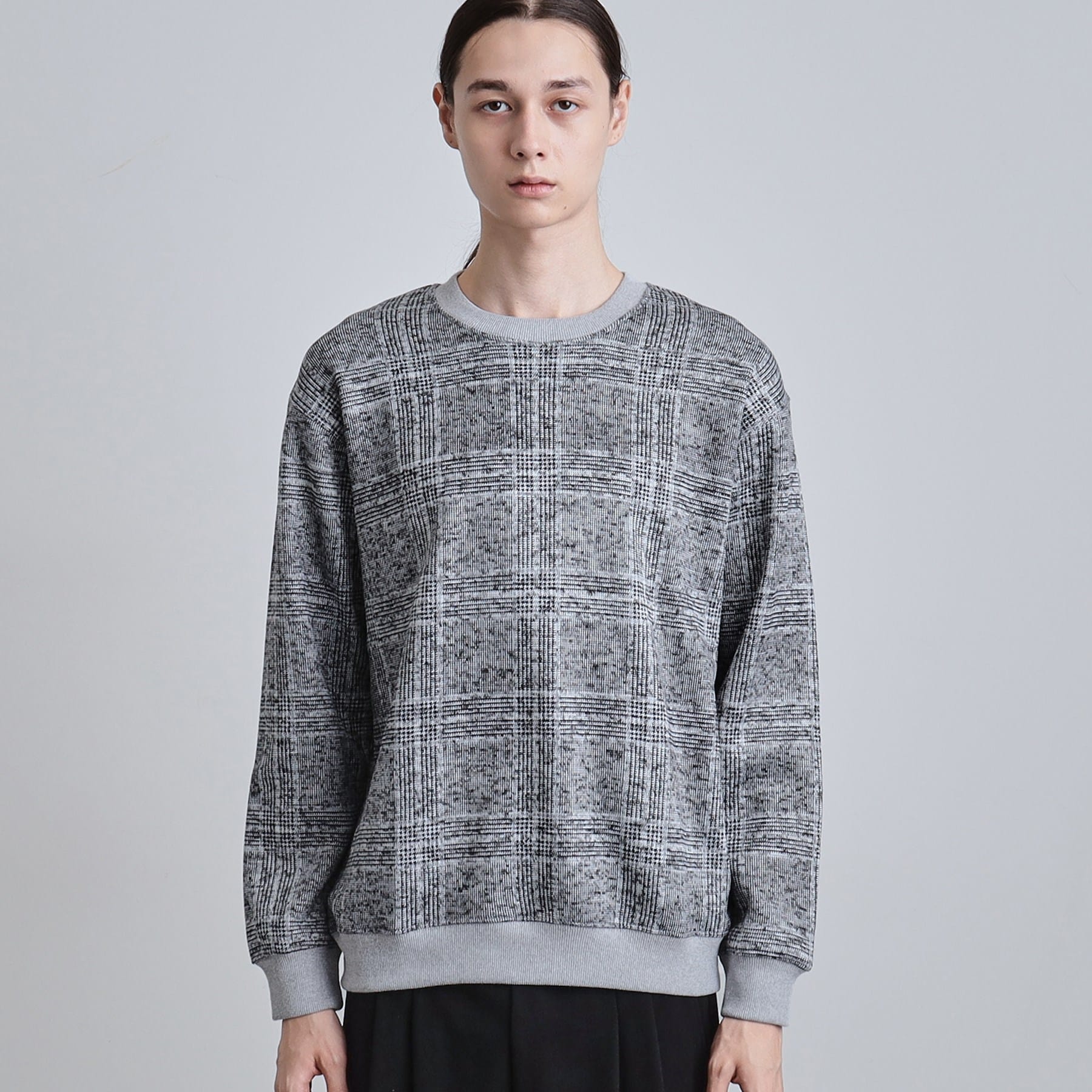 ティーケー タケオ キクチ tk.TAKEO KIKUCHI ニットフリースプルオーバー (チャコールグレー(014)) チャコールグレー(014)