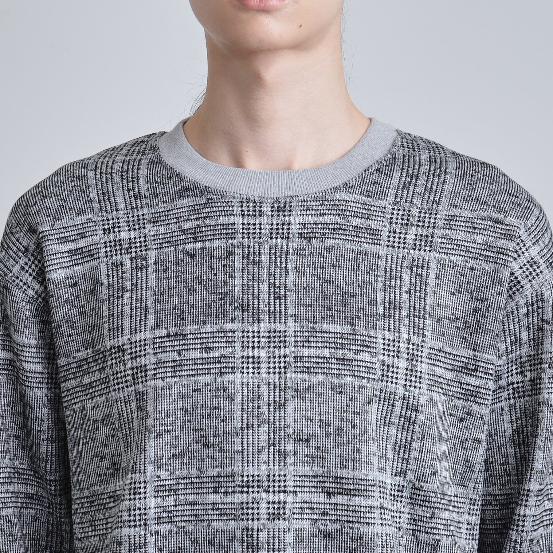 ティーケー タケオ キクチ tk.TAKEO KIKUCHI ニットフリースプルオーバー (チャコールグレー(014)) チャコールグレー(014)