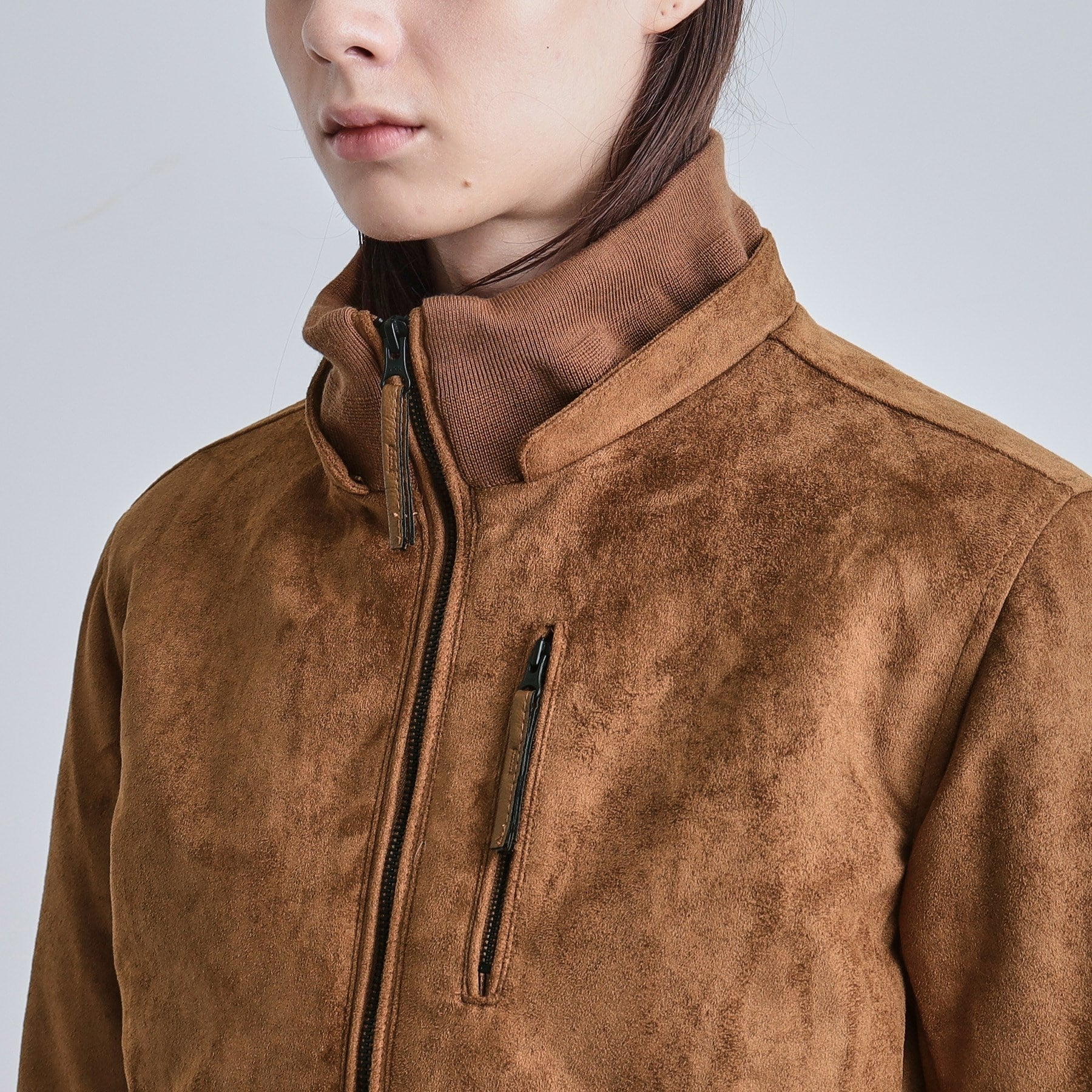 ティーケー タケオ キクチ tk.TAKEO KIKUCHI 中綿スエードキルトフードブルゾン (キャメルブラウン(041)) キャメルブラウン(041)