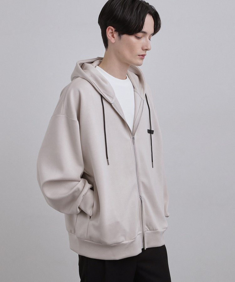 ティーケー タケオ キクチ tk.TAKEO KIKUCHI オーバーサイズジップパーカー (ライトベージュ(051)) ライトベージュ(051)