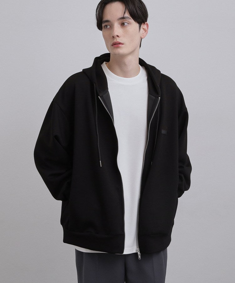 ティーケー タケオ キクチ tk.TAKEO KIKUCHI オーバーサイズジップパーカー (ブラック(019)) ブラック(019)