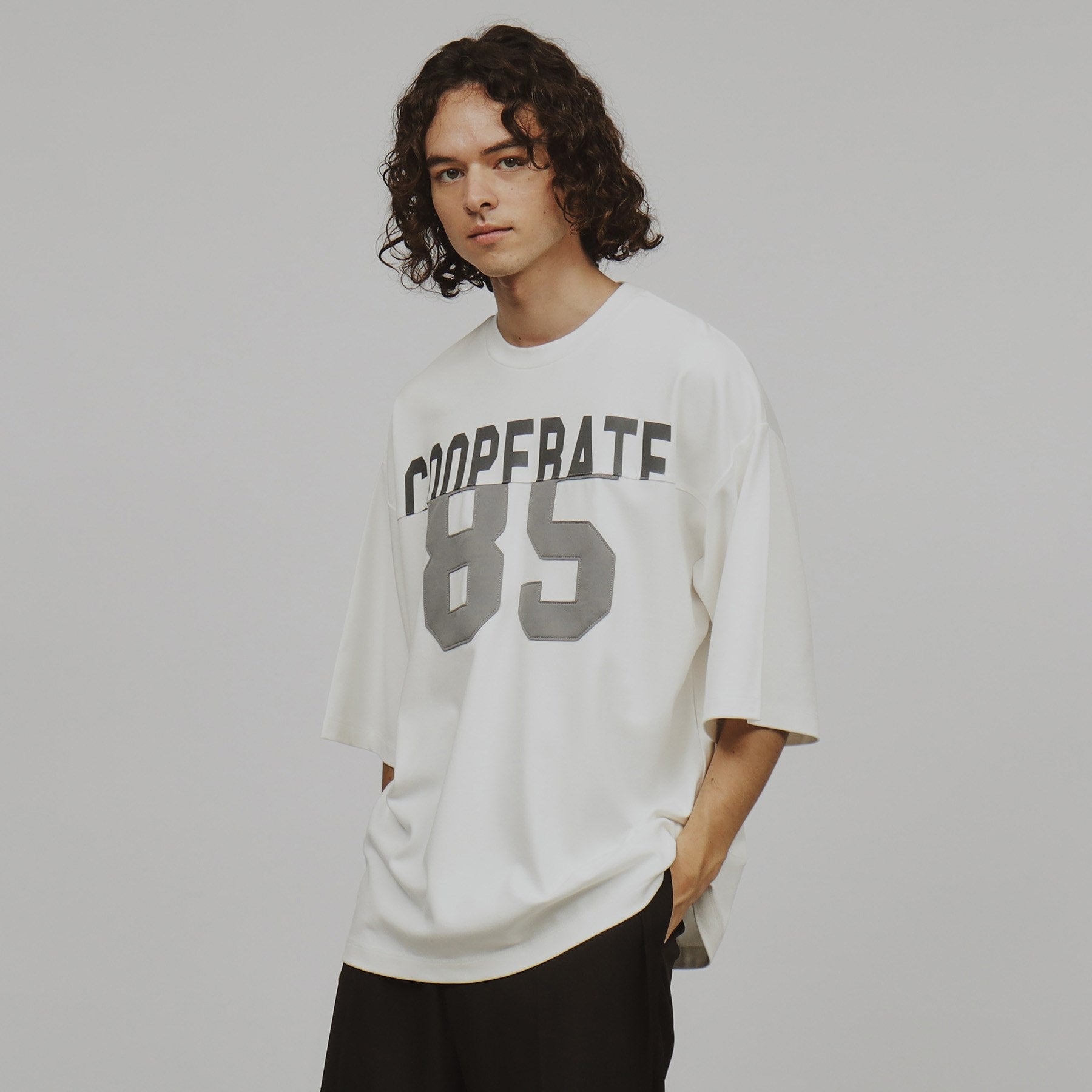 ティーケー タケオ キクチ tk.TAKEO KIKUCHI ナンバリングペイストTシャツ (オフホワイト(003)) オフホワイト(003)