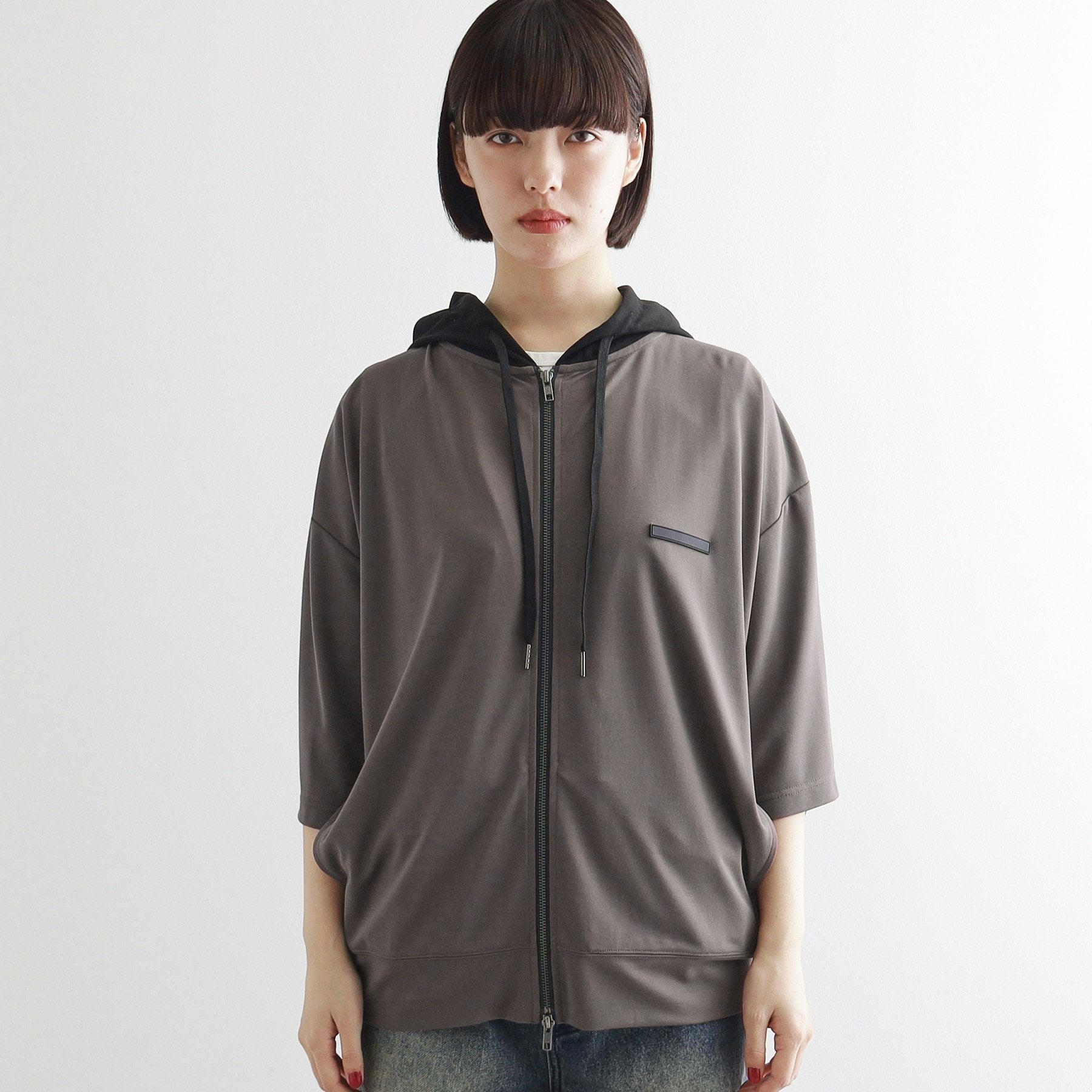 ティーケー タケオ キクチ tk.TAKEO KIKUCHI オーバージップパーカー (ホワイト(501)) ホワイト(501)