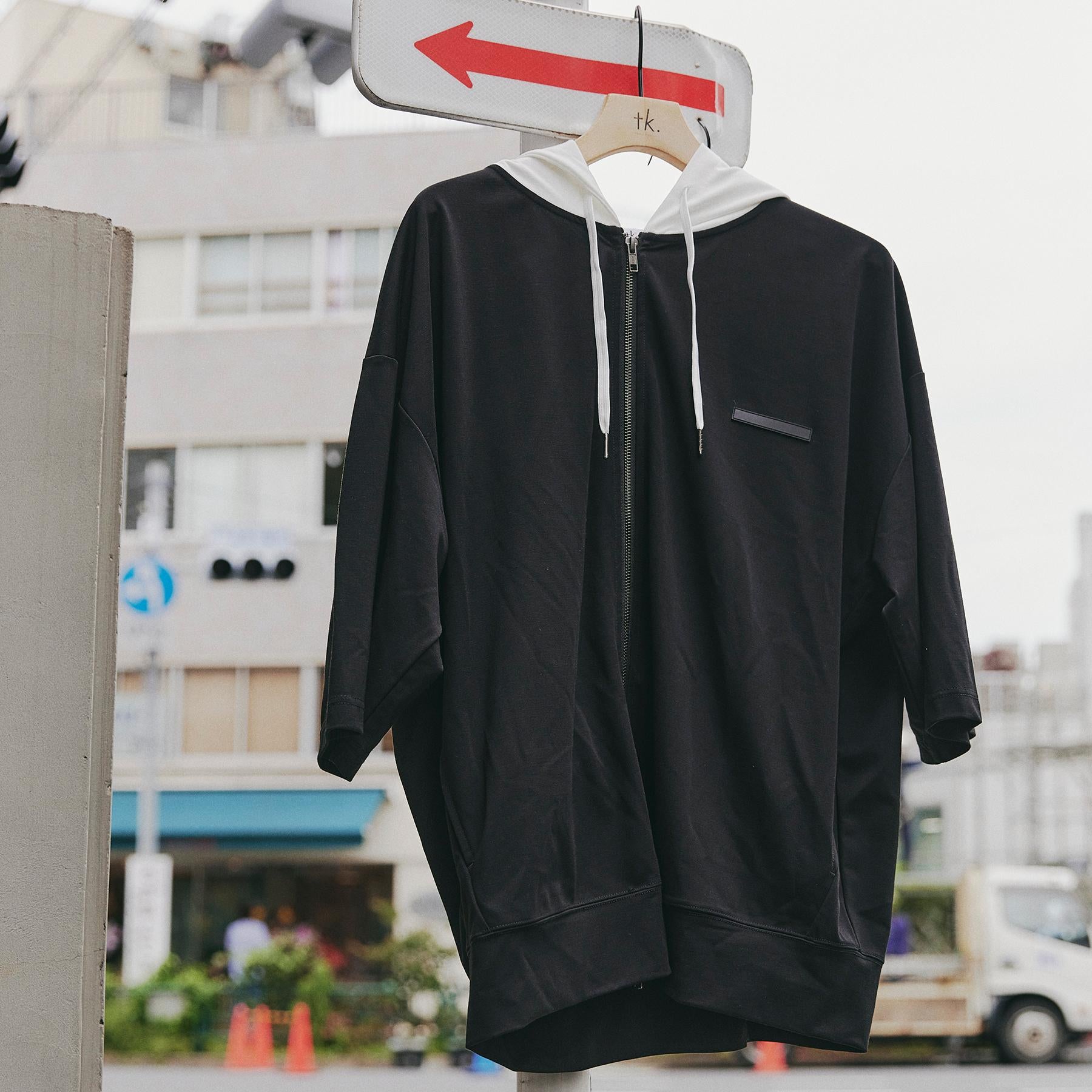 ティーケー タケオ キクチ tk.TAKEO KIKUCHI オーバージップパーカー (ホワイト(501)) ホワイト(501)