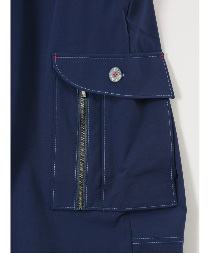 【大きいサイズ】シナコバ/SINA COVA ストレッチ 8分丈カーゴパンツ (ベージュ) メンズ パンツ ボトム ストレッチ カジュアル ビジネス 通勤 仕事 ベージュ