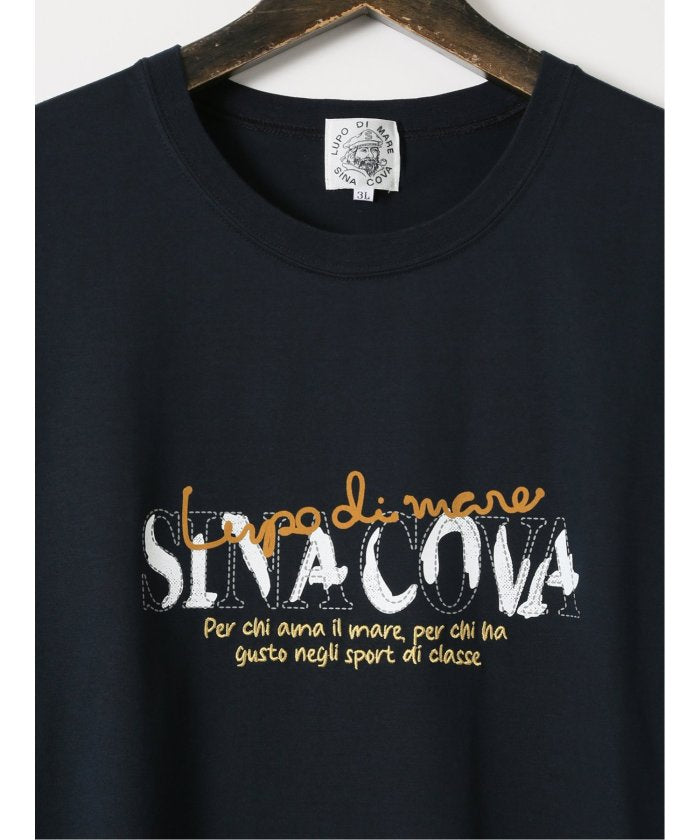 グランバック GRAND-BACK 【大きいサイズ】シナコバ/SINA COVA 綿 シルケット クルーネック 半袖 Tシャツ (白) 白