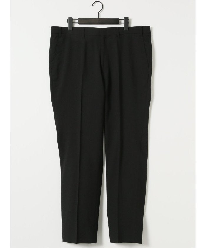 グランバック GRAND-BACK 【大きいサイズ】コルゴス/COLGOS ストレッチ ウォッシャブル ノータック パンツ (黒) 黒