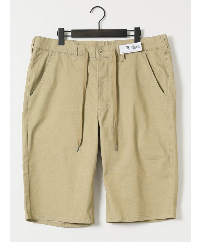 グランバック GRAND-BACK 【大きいサイズ】エドウィン/EDWIN ジャージーズ COOL ストレッチ イージー ショート パンツ (カーキ) カーキ