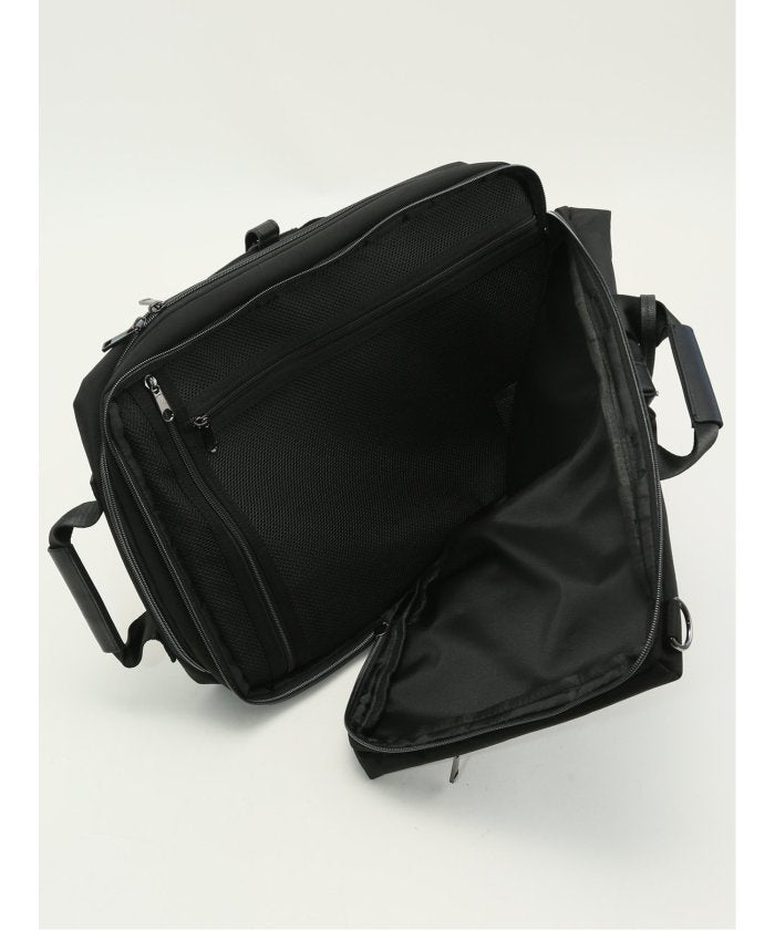 エムエフエディトリアル m.f.editorial 型押しコンビ 3WAY バックパック (黒) 黒