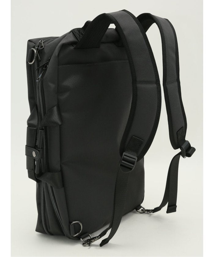 エムエフエディトリアル m.f.editorial 型押しコンビ 3WAY バックパック (黒) 黒