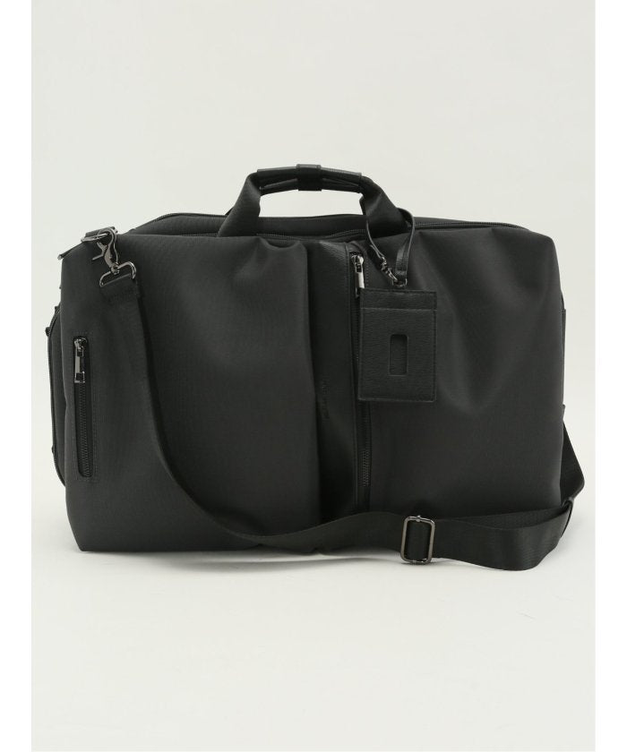 エムエフエディトリアル m.f.editorial 型押しコンビ 3WAY バックパック (黒) 黒