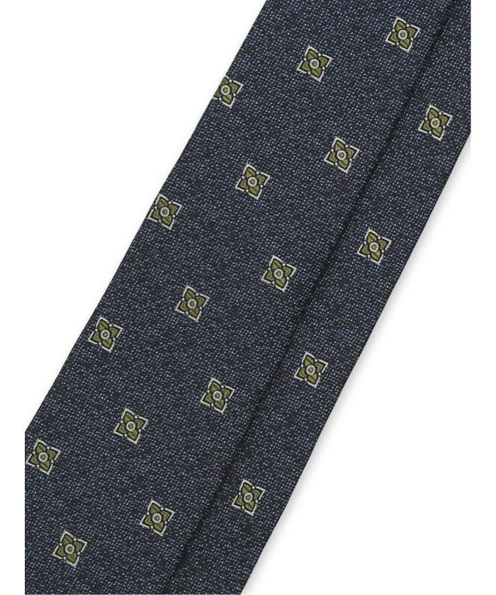 ファットゥーラ/FATTURA シルク撥水加工 レギュラータイ 8.0cm幅 (ワイン) 紺
