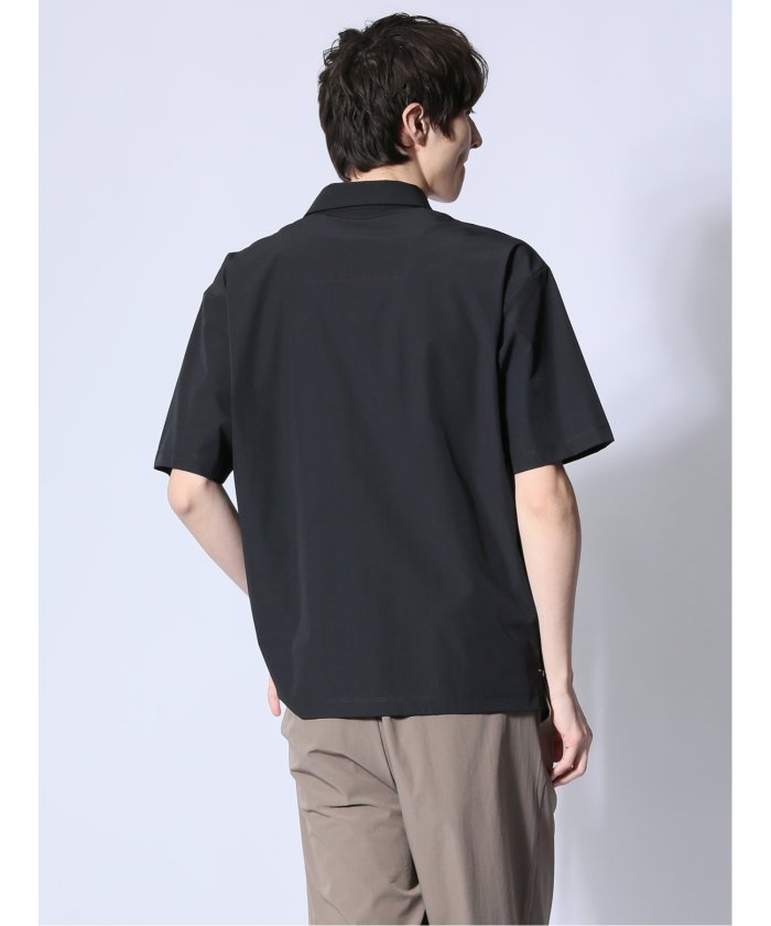 エムエフエディトリアル m.f.editorial circle motion NPU ポロシャツ(セットアップ可能) (黒) メンズ ポロシャツ カットソー ワイシャツ カジュアル インナー ビジネス ギフト プレゼント ゴルフ 通勤 仕事 黒