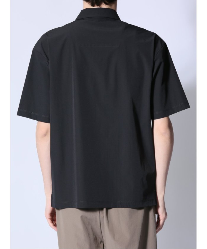 エムエフエディトリアル m.f.editorial circle motion NPU ポロシャツ(セットアップ可能) (黒) メンズ ポロシャツ カットソー ワイシャツ カジュアル インナー ビジネス ギフト プレゼント ゴルフ 通勤 仕事 黒