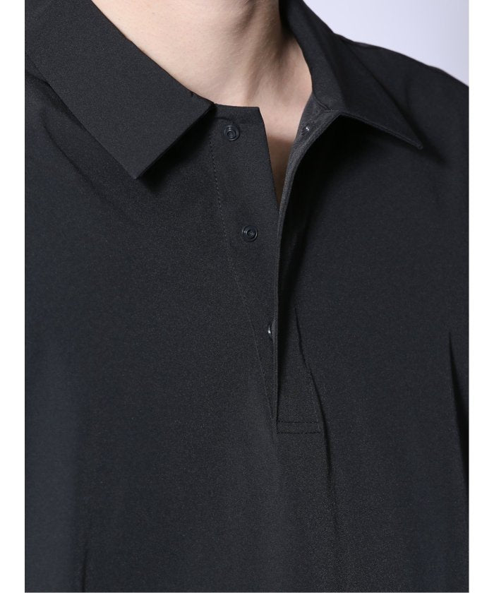 エムエフエディトリアル m.f.editorial circle motion NPU ポロシャツ(セットアップ可能) (黒) メンズ ポロシャツ カットソー ワイシャツ カジュアル インナー ビジネス ギフト プレゼント ゴルフ 通勤 仕事 黒