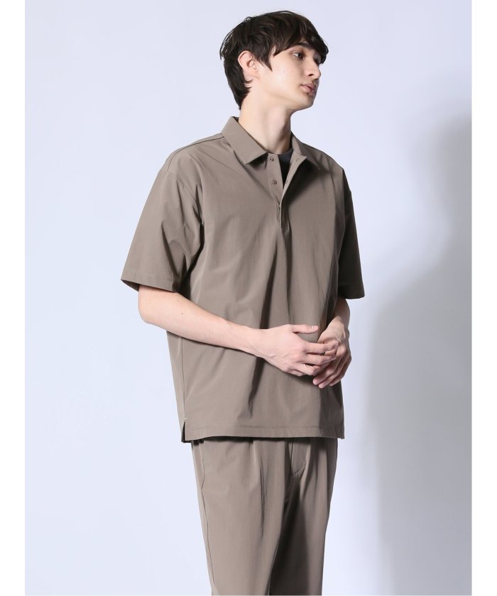 エムエフエディトリアル m.f.editorial circle motion NPU ポロシャツ(セットアップ可能) (黒) メンズ ポロシャツ カットソー ワイシャツ カジュアル インナー ビジネス ギフト プレゼント ゴルフ 通勤 仕事 黒