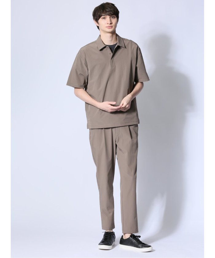 エムエフエディトリアル m.f.editorial circle motion NPU ポロシャツ(セットアップ可能) (黒) メンズ ポロシャツ カットソー ワイシャツ カジュアル インナー ビジネス ギフト プレゼント ゴルフ 通勤 仕事 黒