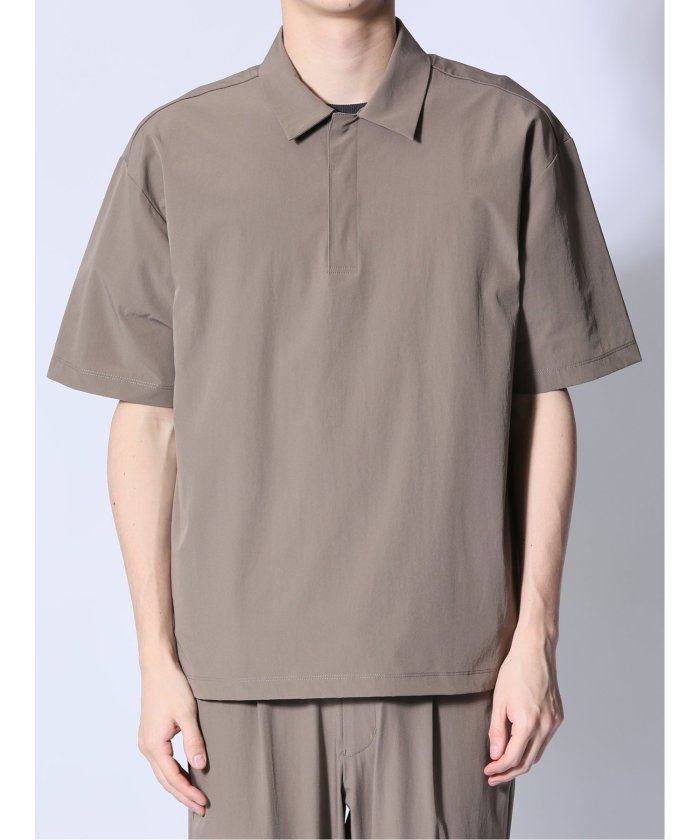 エムエフエディトリアル m.f.editorial circle motion NPU ポロシャツ(セットアップ可能) (黒) メンズ ポロシャツ カットソー ワイシャツ カジュアル インナー ビジネス ギフト プレゼント ゴルフ 通勤 仕事 黒