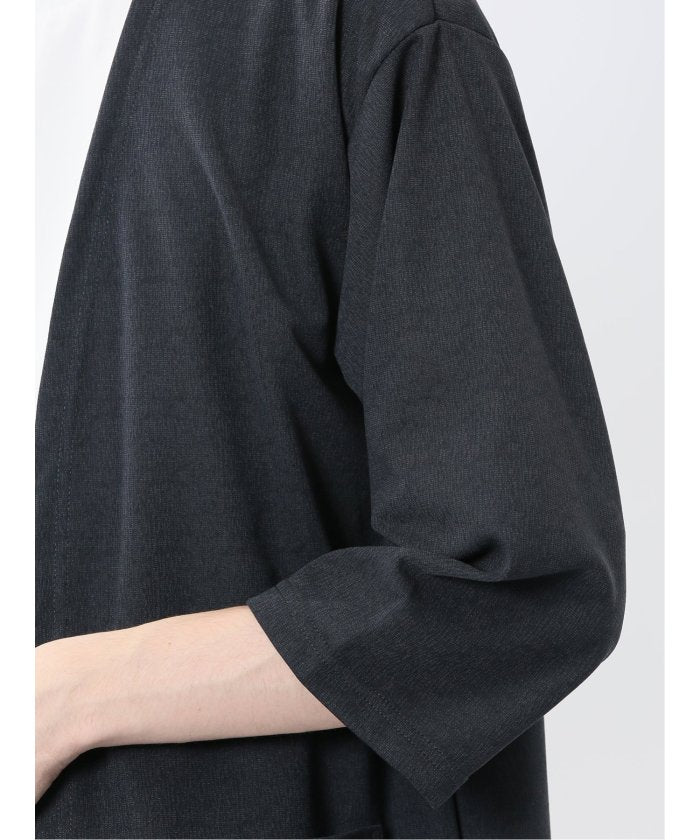 カウラ/Kaule 7分袖カーディガン&半袖Tシャツ アンサンブル (グレー) メンズ シャツ カジュアル トップス インナー ギフト プレゼント ライトアウター カーディガン アウター グレー