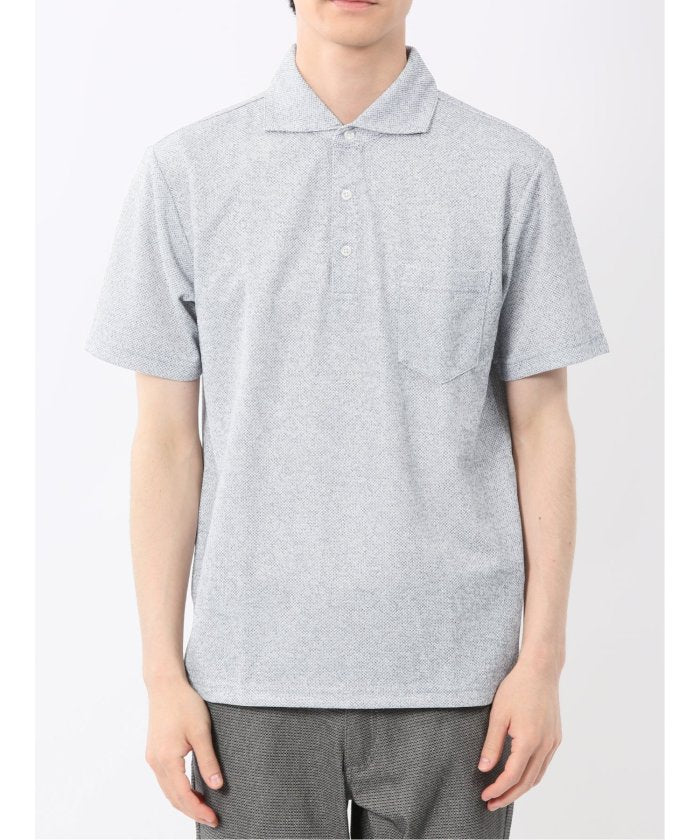 エムエフエディトリアル m.f.editorial ノータベネ/NOTABENE メッシュドビー 半袖ポロシャツ (ライトグレー) メンズ ポロシャツ カットソー ワイシャツ カジュアル インナー ビジネス ギフト プレゼント ゴルフ 通勤 仕事 ライトグレー