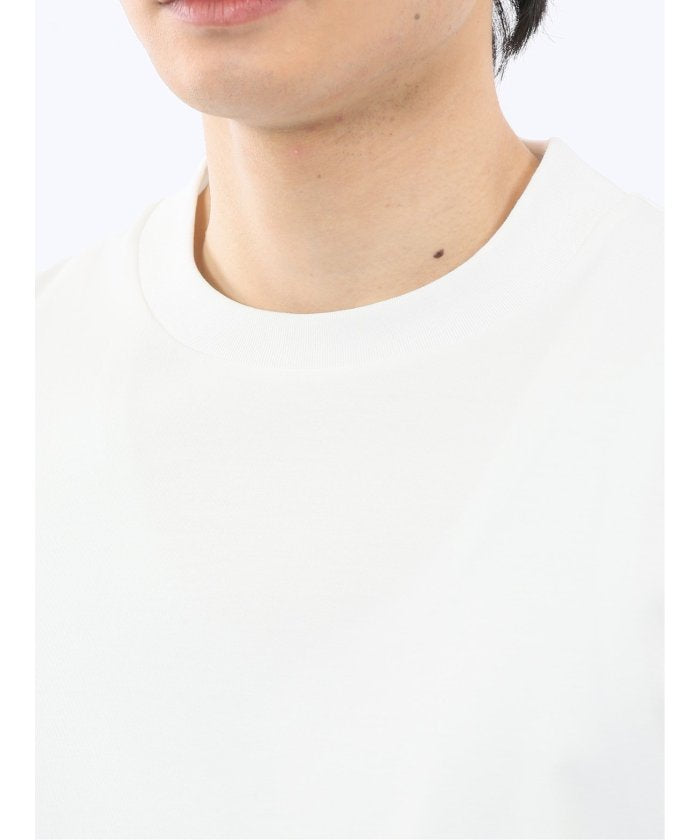 エムエフエディトリアル m.f.editorial 【DRESS T-SHIRT】シルケットスムス スロープネック 長袖Tシャツ (黒) 黒