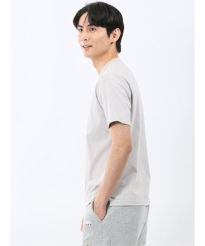 エムエフエディトリアル m.f.editorial 【DRESS T-SHIRT】シルケットスムス スロープネック 半袖Tシャツ (白) 白