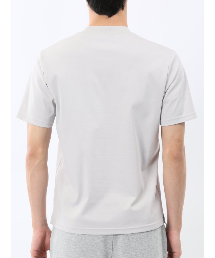 エムエフエディトリアル m.f.editorial 【DRESS T-SHIRT】シルケットスムス スロープネック 半袖Tシャツ (白) 白