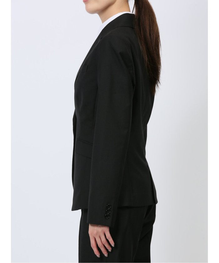 エムエフエディトリアル m.f.editorial 【WEB限定】黒無地 2ボタンジャケット+スカート+パンツ レディース セットアップ スーツ ジャケット ビジネス カジュアル 仕事 通勤 入学 卒業 ハレの日