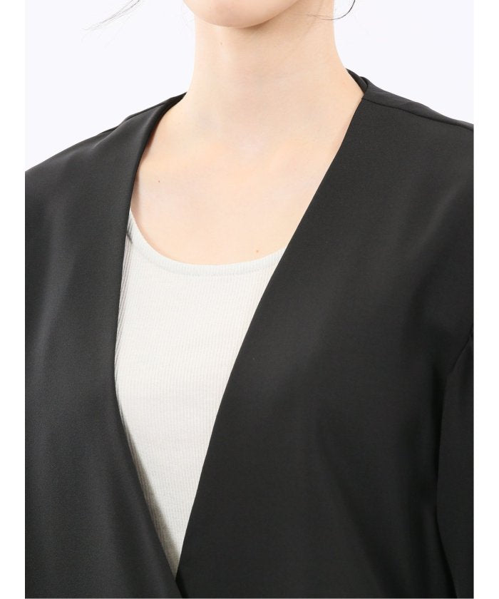 エムエフエディトリアル m.f.editorial ドライタッチ カルゼ シャツアウター(セットアップ可能) (黒) 黒