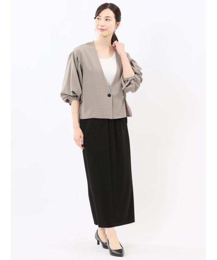 エムエフエディトリアル m.f.editorial ドライタッチ カルゼ シャツアウター(セットアップ可能) (黒) 黒