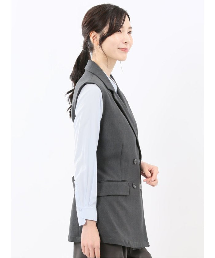 エムエフエディトリアル m.f.editorial テーラード ジレ (グレー) グレー